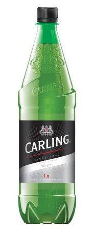 Премиальное пиво «Carling» теперь в ПЭТ-упаковке