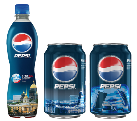 «Pepsi» выпустила коллекционные банки с видами Петербурга 