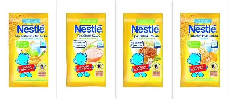 «Nestle Россия» выпустила новые детские каши в порционной упаковке 