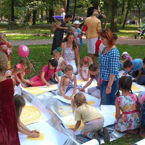 На Празднике Чтения во Львове прошли творческие мастер-классы для малышей