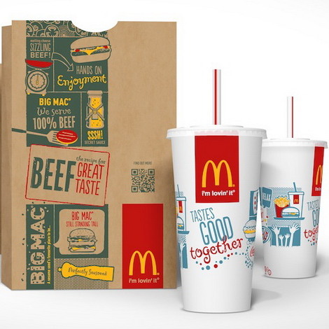 McDonald’s обновил оформление упаковки